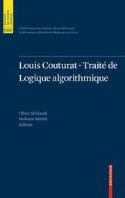 Cover von Louis Couturat -Traité de Logique algorithmique