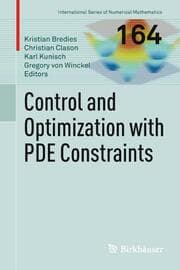 Cover von Control and Optimization with PDE Constraints