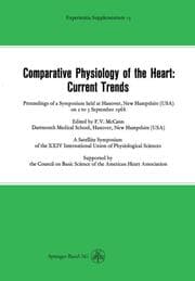 Cover von Comparative Physiology of the Heart: Current Trends