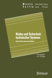 Cover von Risiko und Sicherheit technischer Systeme