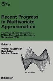 Cover von Recent Progress in Multivariate Approximation