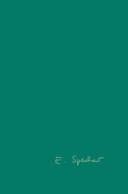 Cover von Ernst Specker Selecta
