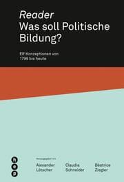Cover von Reader. Was soll Politische Bildung?