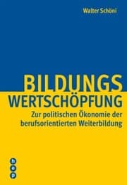 Cover von Bildungswertschöpfung
