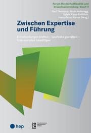 Cover von Zwischen Expertise und Führung