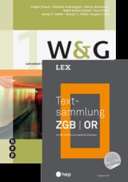 Cover von 'Textsammlung ZGB/OR'/'W&G 1'
