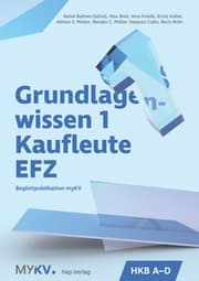 Cover von Grundlagenwissen 1 Kaufleute EFZ - HKB A bis HKB D