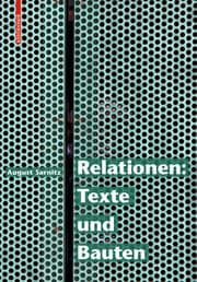 Cover von Relationen: Texte und Bauten