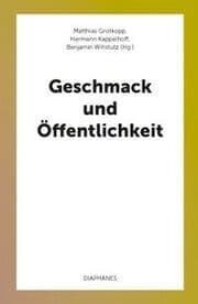 Cover von Geschmack und Öffentlichkeit