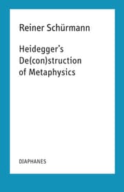 Cover von Heidegger's De(con)struction of Metaphysics