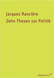 Cover von Zehn Thesen zur Politik