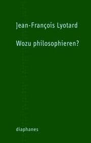 Cover von Warum philosophieren?