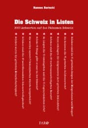 Cover von Die Schweiz in Listen