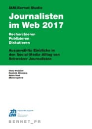 Cover von IAM-Bernet Studie Journalisten im Web 2017