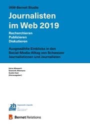Cover von IAM-Bernet Studie Journalisten im Web 2019