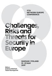 Cover von Challenges, risks and threats for security in Europe