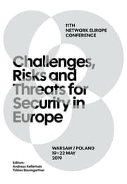 Cover von Challenges, risks and threats for security in Europe