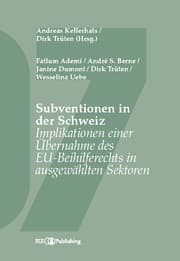 Cover von Subventionen in der Schweiz