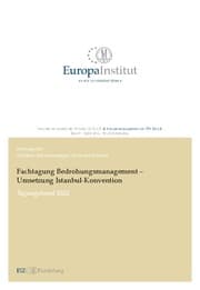 Cover von Fachtagung Bedrohungsmanagement - Umsetzung Istanbul-Konvention