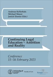 Cover von Continuing Legal Education