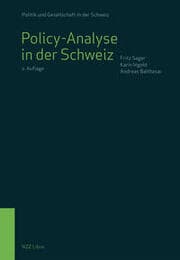 Cover von Policy-Analyse in der Schweiz