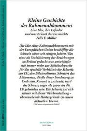Cover von Kleine Geschichte des Rahmenabkommens