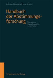 Cover von Handbuch der Abstimmungsforschung