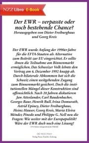 Cover von Der EWR - verpasste oder noch bestehende Chance?