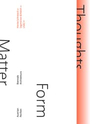 Cover von Thoughts Form Matter