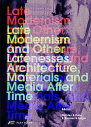 Cover von Late Modernism and Other Latenesses