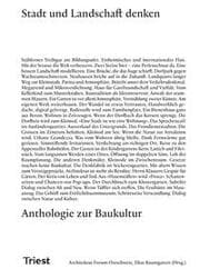 Cover von Stadt und Landschaft denken
