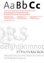 Cover von ABC - Geschichte und Form der lateinischen Schrift