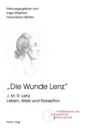 Cover von 'Die Wunde Lenz'