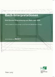 Cover von Bach-Interpretationen