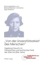 Cover von 'Von der Unzerstörbarkeit des Menschen'