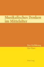Cover von Musikalisches Denken im Mittelalter