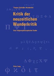 Cover von Kritik der neuzeitlichen Wunderkritik