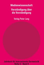 Cover von Medienwissenschaft