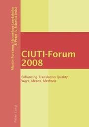 Cover von CIUTI-Forum 2008