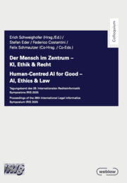 Cover von Der Mensch im Zentrum - KI, Ethik & Recht