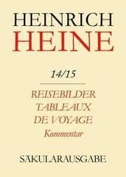 Cover von Reisebilder.Tableaux de voyage.Kommentar