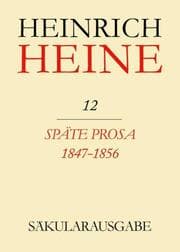 Cover von Späte Prosa 1847-1856