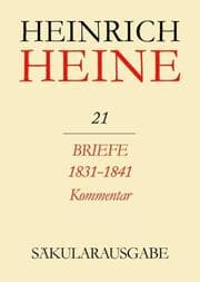 Cover von Briefe 1831-1841.Kommentar