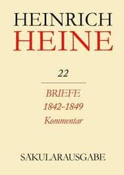 Cover von Briefe 1842-1849.Kommentar