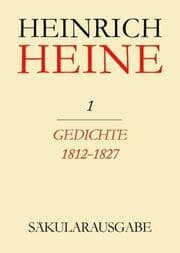 Cover von Gedichte 1812-1827