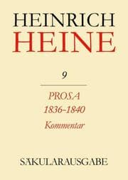 Cover von Prosa 1836-1840.Kommentar