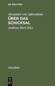 Cover von Über das Schicksal
