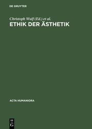 Cover von Ethik der Ästhetik