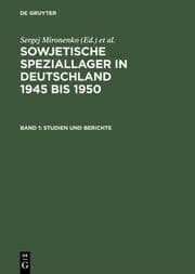 Cover von Studien und Berichte