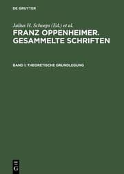 Cover von Gesammelte Schriften zur Demokratie und Marktwirtschaft 1